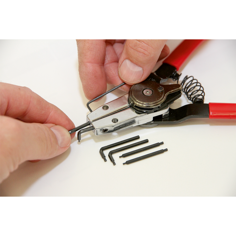 Sealey AK8453 Premier Quick Change Circlip Pliers Set Internal/External - additional view 4