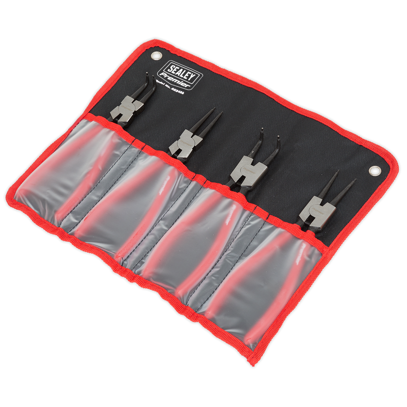 Sealey AK8456 Premier Internal/External Circlip Pliers Set 230mm 4pc - additional view 6