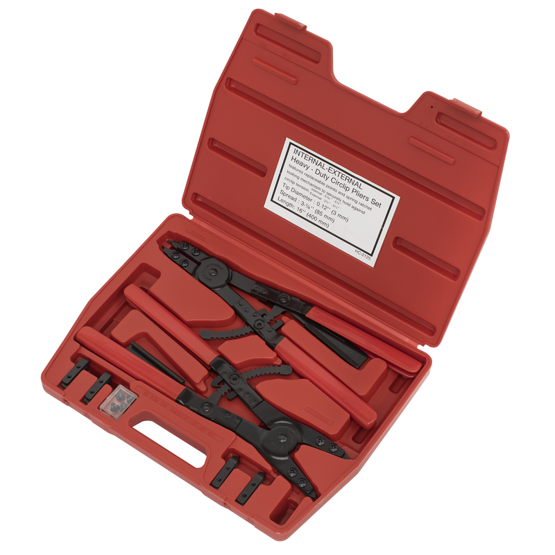 Sealey AK8501 Premier Heavy-Duty Circlip Pliers Set Internal/External 400mm - additional view 3