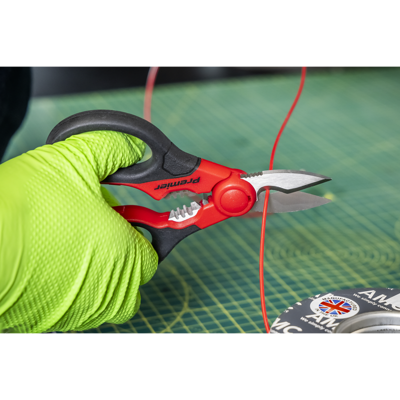 Sealey AK8528 Premier Heavy-Duty Electrician's Shears 160mm - additional view 14