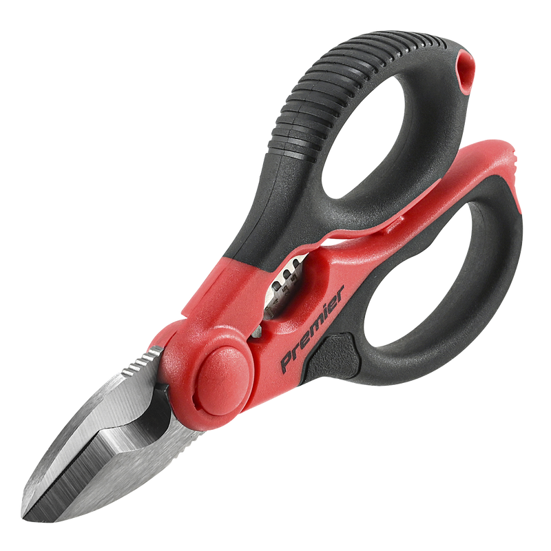 Sealey AK8528 Premier Heavy-Duty Electrician's Shears 160mm - additional view 3