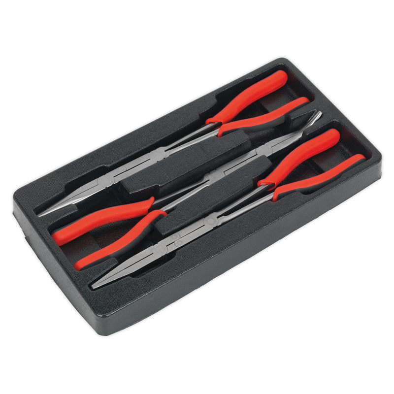Sealey AK8580 Premier Long Double Joint Pliers Set 335mm 3pc - additional view 5