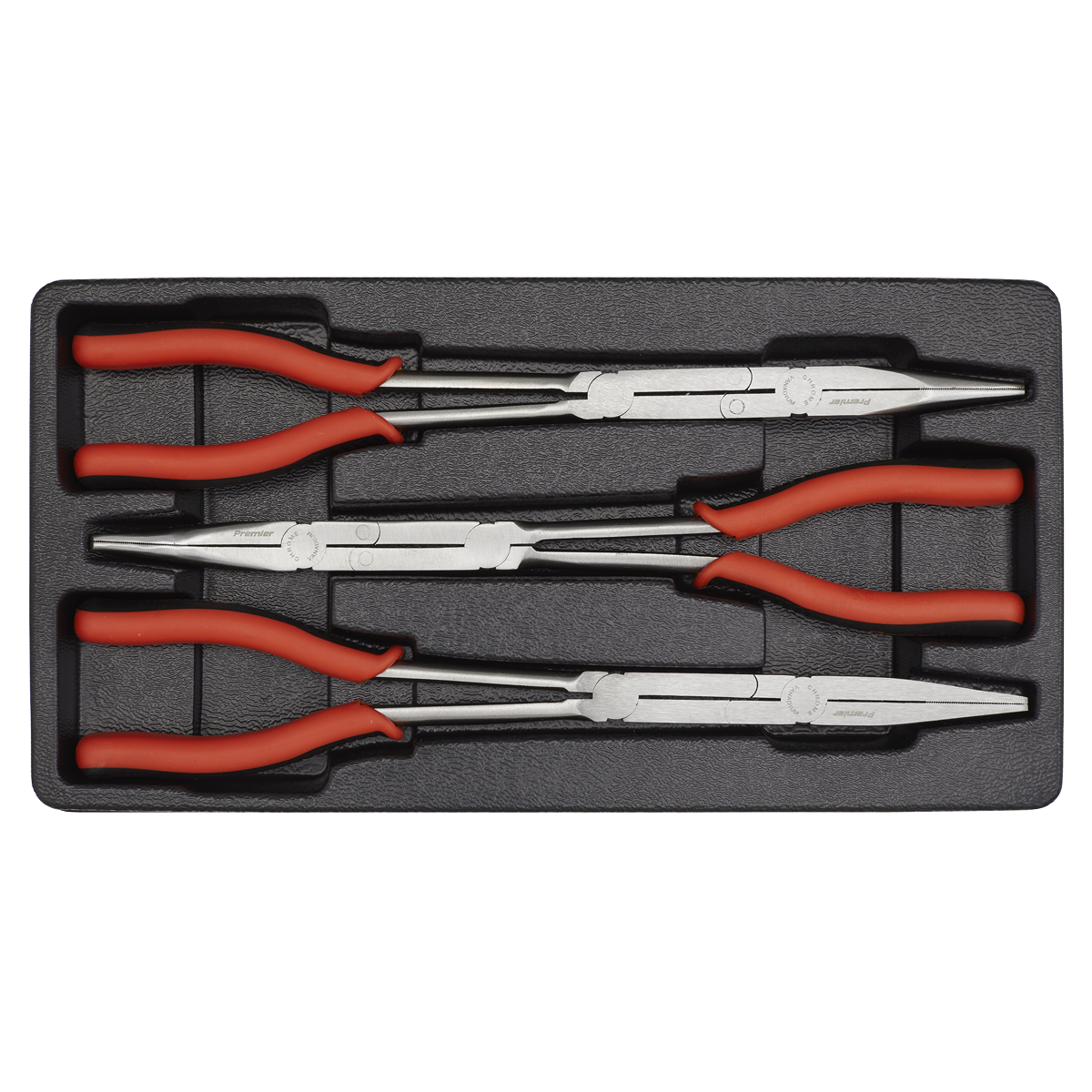 Sealey AK8580 Premier Long Double Joint Pliers Set 335mm 3pc - additional view 3