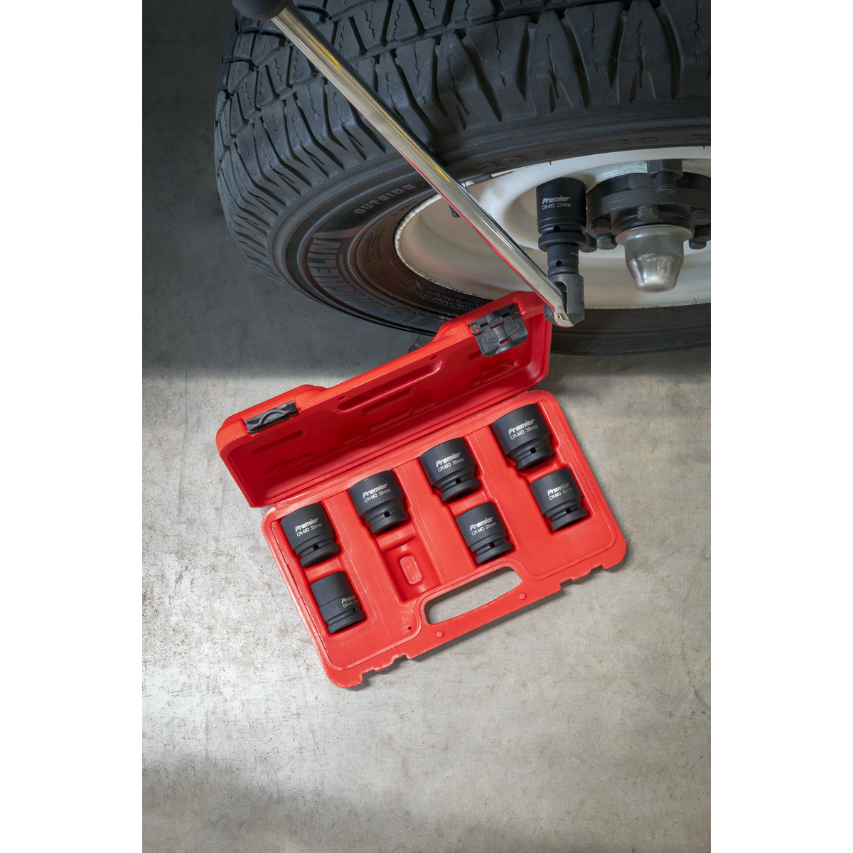 Sealey AK886 Premier Impact Socket Set 3/4"Sq Drive 8pc - additional view 3