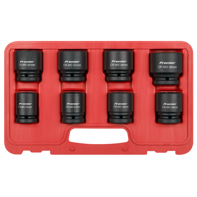 Sealey AK886 Premier Impact Socket Set 3/4"Sq Drive 8pc - additional view 7