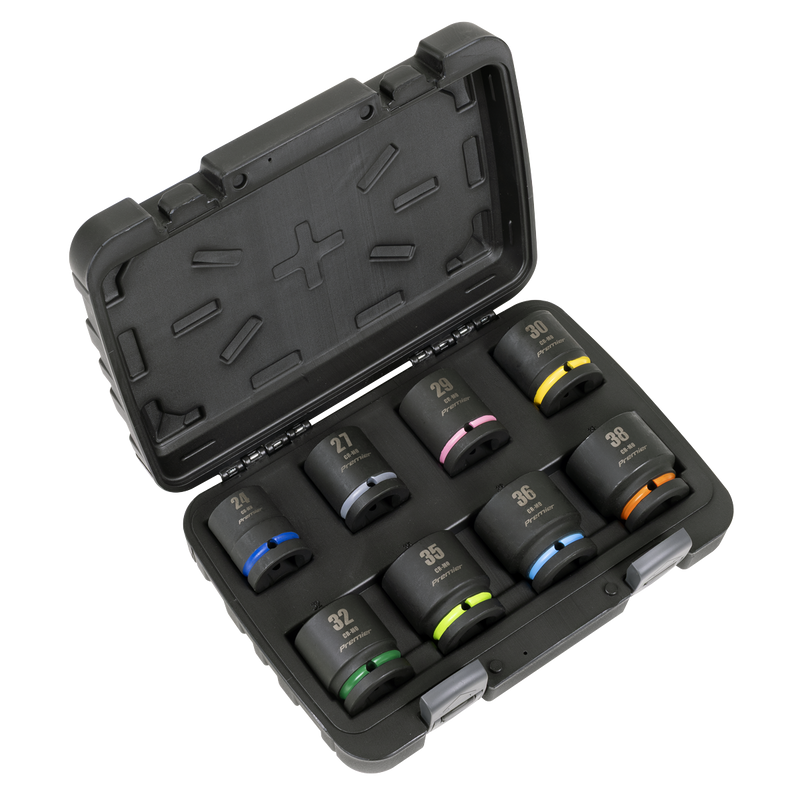 Sealey AK8890M Premier Impact Socket Set 3/4"Sq Drive 8pc