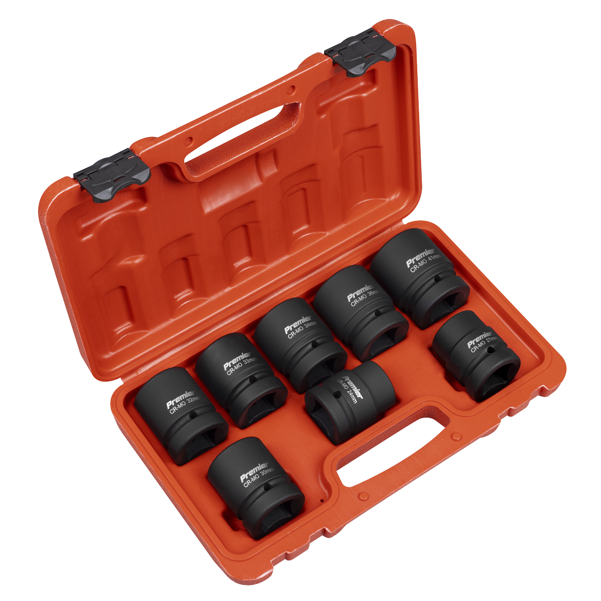 Sealey AK889M Premier Impact Socket Set 1"Sq Drive 8pc