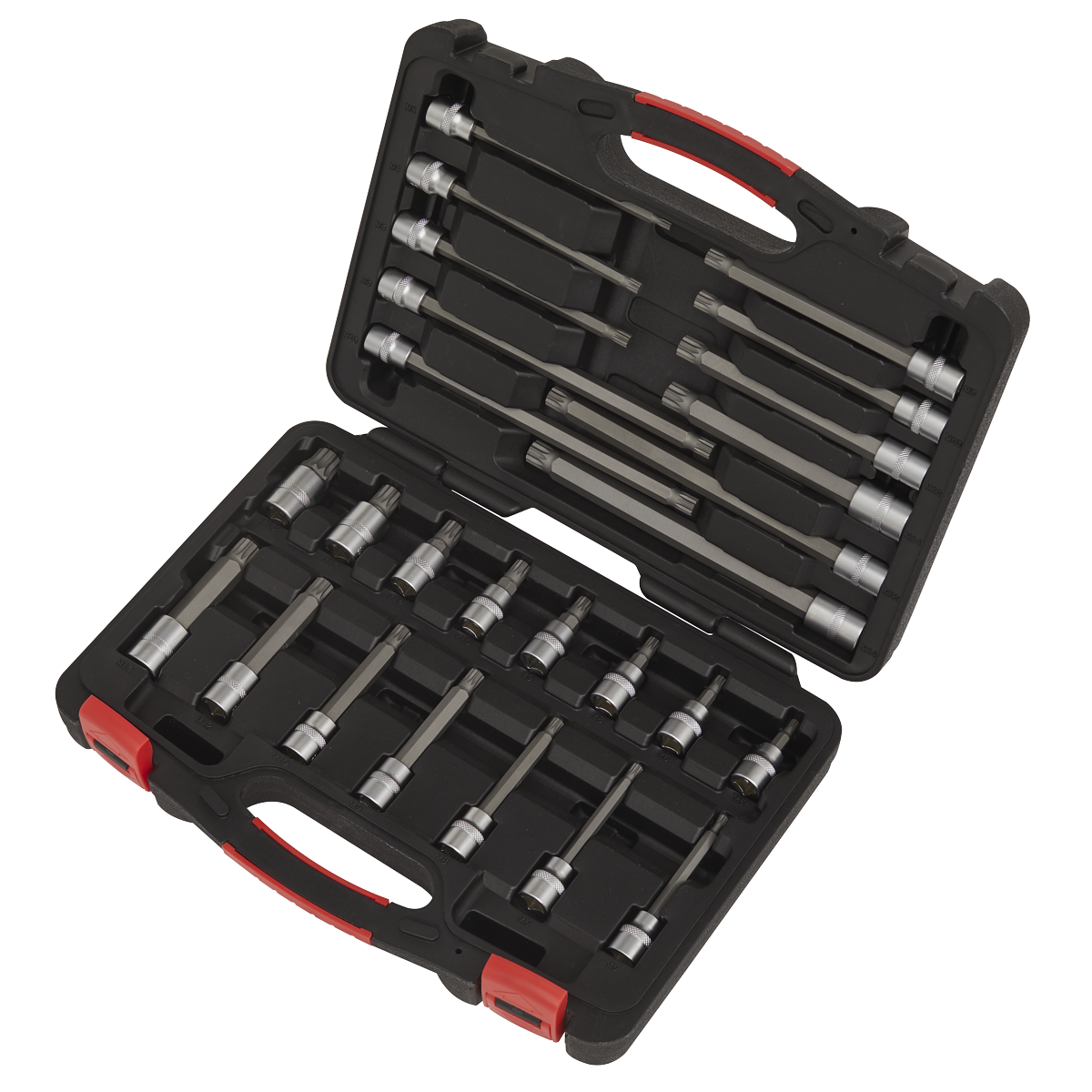 Sealey AK89002 Premier Platinum Spline Socket Bit Set 3/8"Sq Drive 26pc - additional view 3