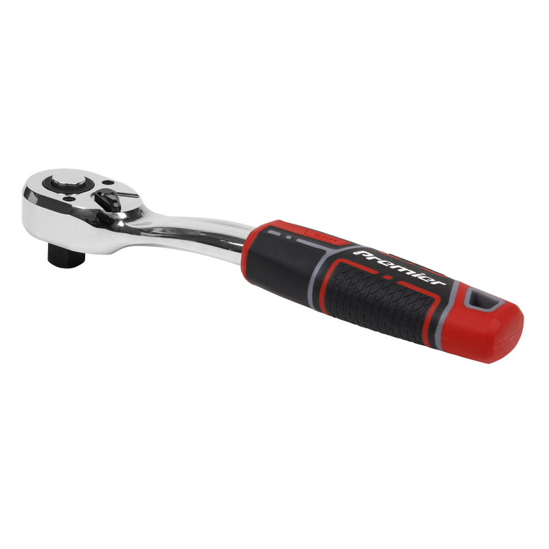 Sealey AK8939 Premier Pear-Head Offset Ratchet Wrench with Flip Reverse 1/2"Sq Drive