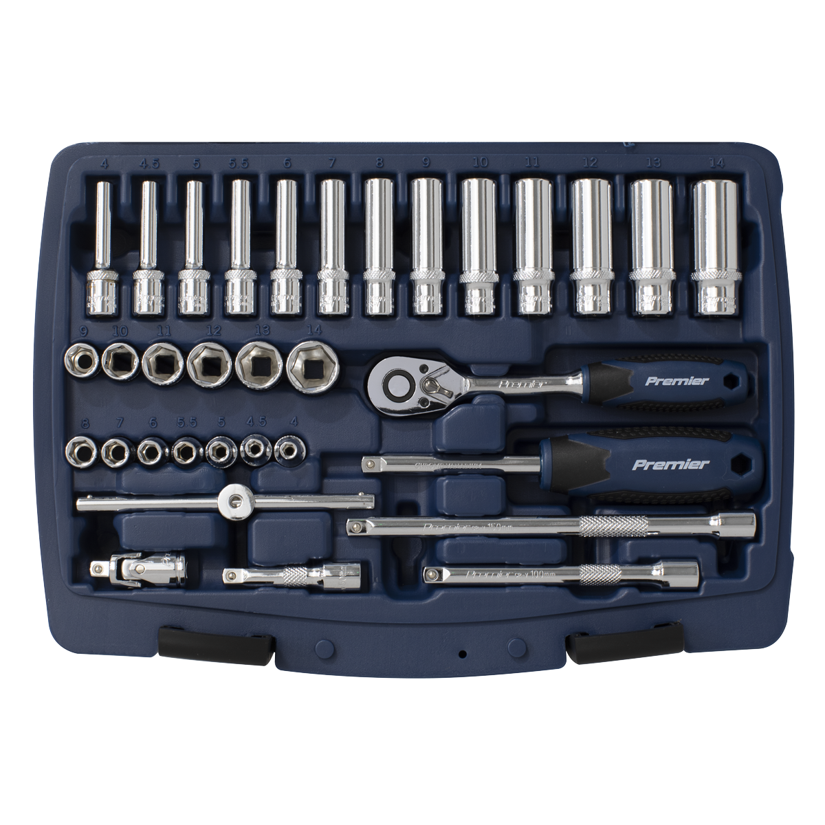 Sealey AK8990 Premier Socket Set 1/4"Sq Drive 33pc - additional view 6