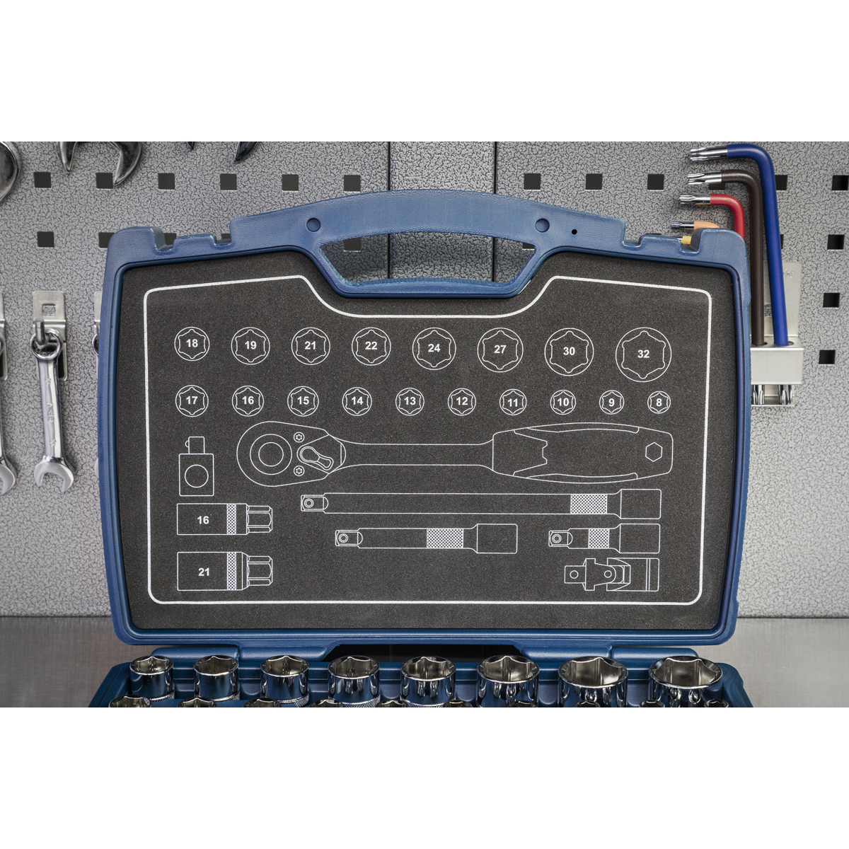 Sealey AK8992 Premier Socket Set 1/2"Sq Drive 26pc - additional view 11