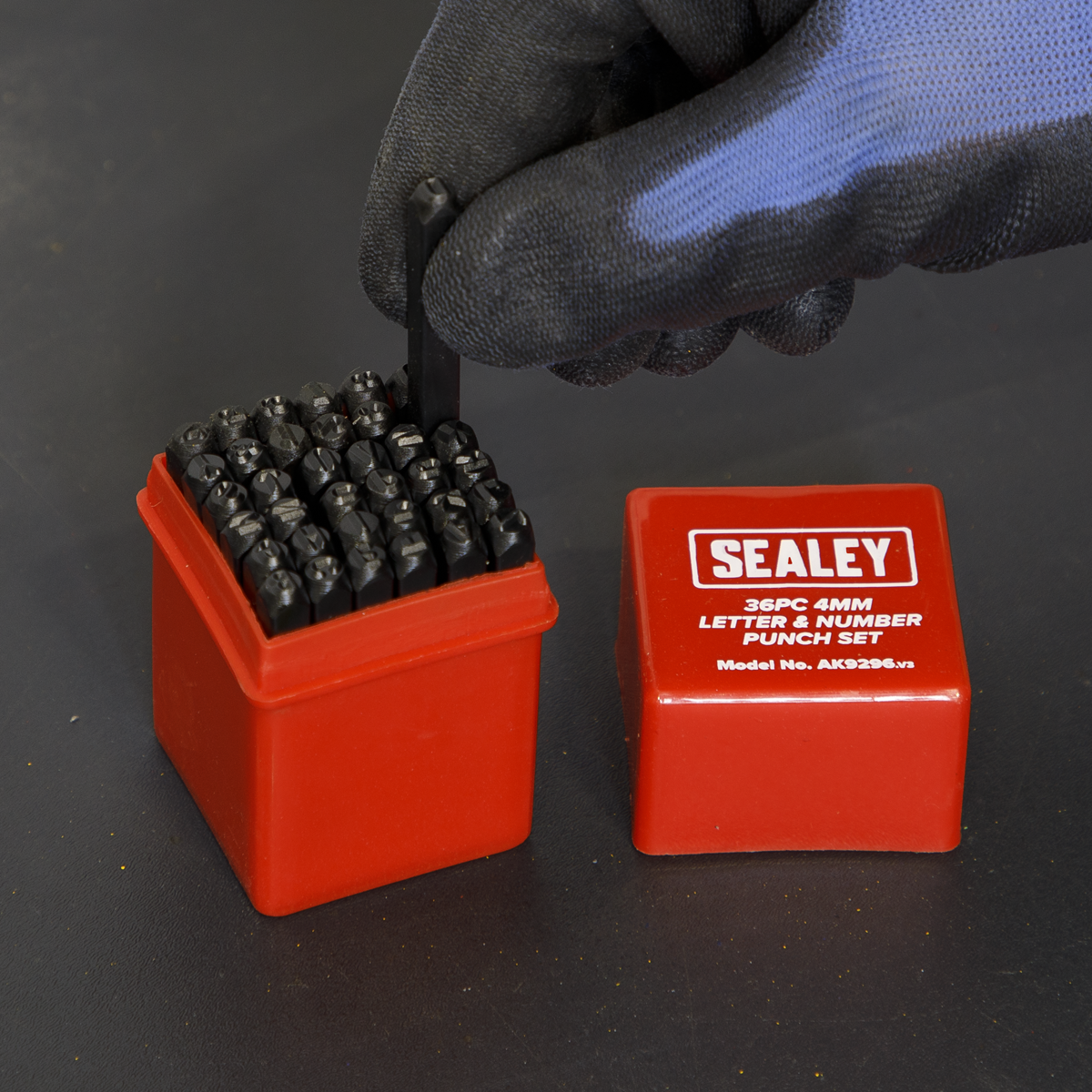 Sealey AK9296 Letter & Number Punch Set 4mm 36pc - additional view 5