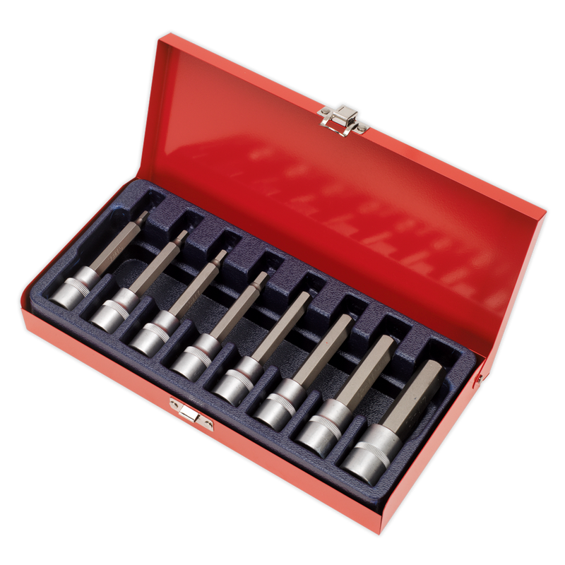 Sealey AK9310 Premier Hex Socket Bit Set 1/2"Sq Drive 8pc - additional view 4