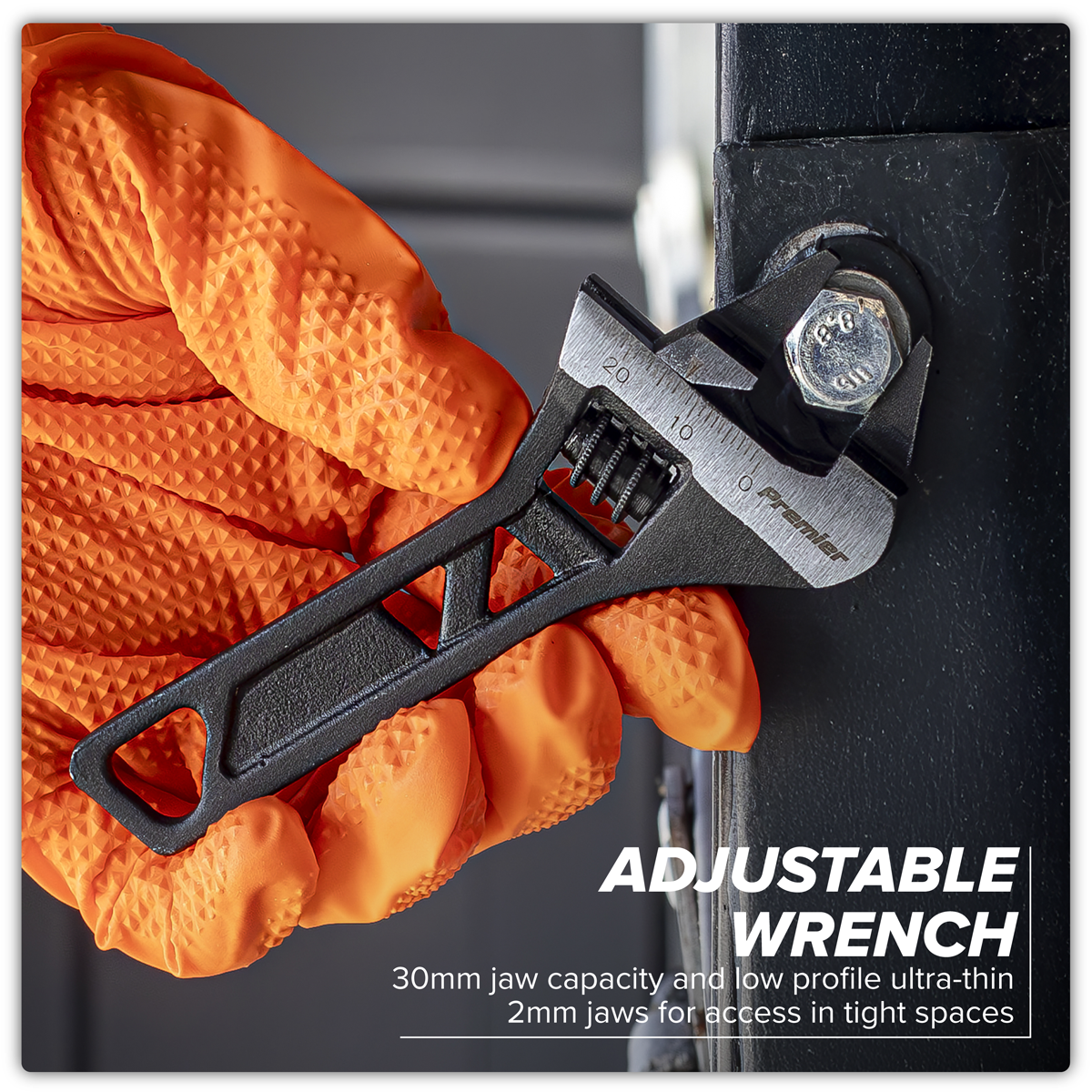 Sealey AK9568 Premier Low Profile Adjustable Wrench 140mm - additional view 3