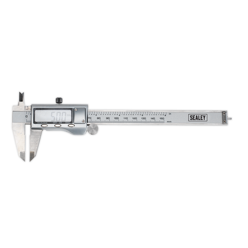Sealey AK9621EV Premier Stainless Steel Digital Vernier Caliper 0-150mm(0-6") - additional view 3
