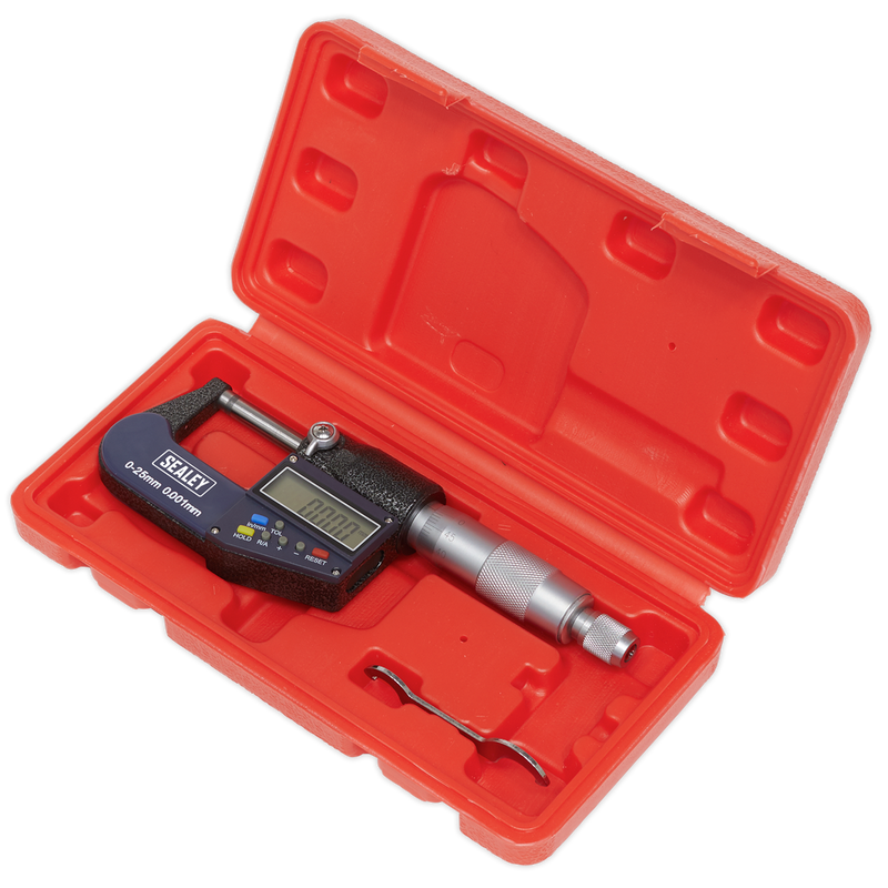 Sealey AK9635D Digital External Micrometer 0-25mm(0-1") - additional view 2