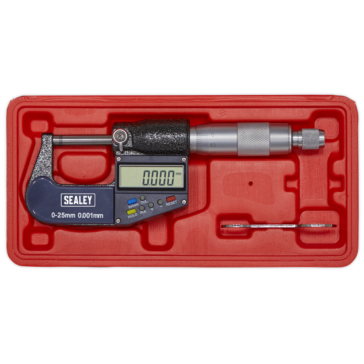 Sealey AK9635D Digital External Micrometer 0-25mm(0-1") - additional view 3