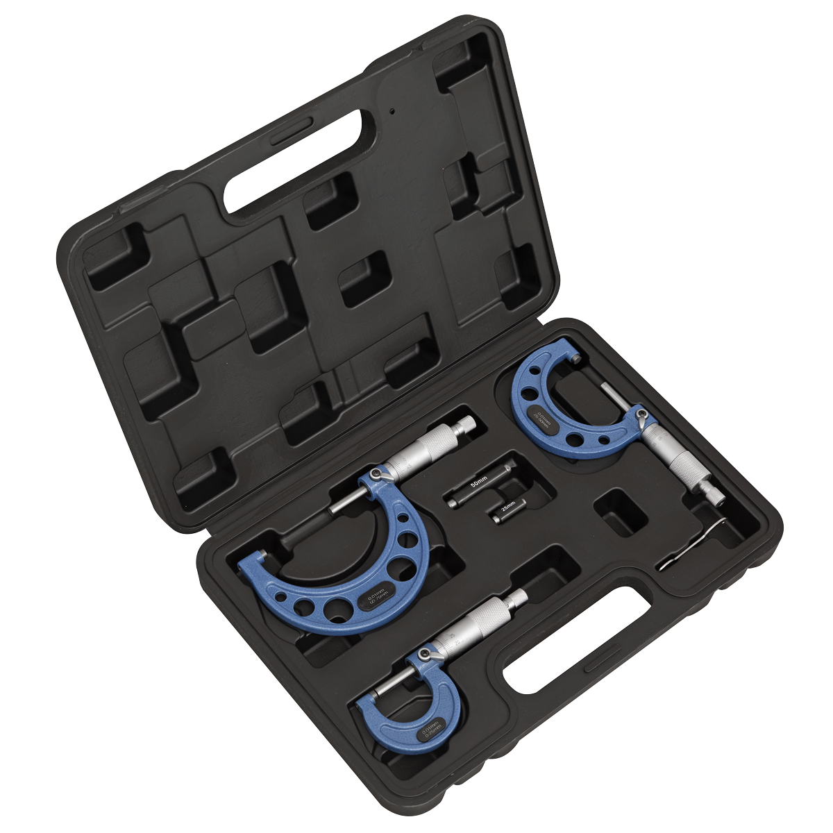 Sealey AK9651M External Micrometer Set 3pc