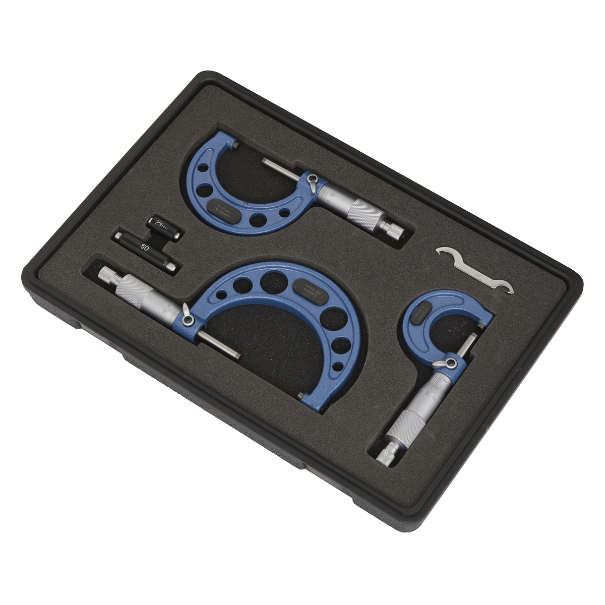Sealey AK9651M External Micrometer Set 3pc - additional view 4