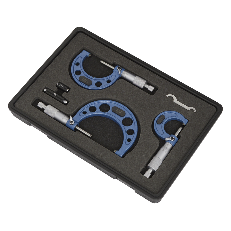 Sealey AK9651M External Micrometer Set 3pc - additional view 4