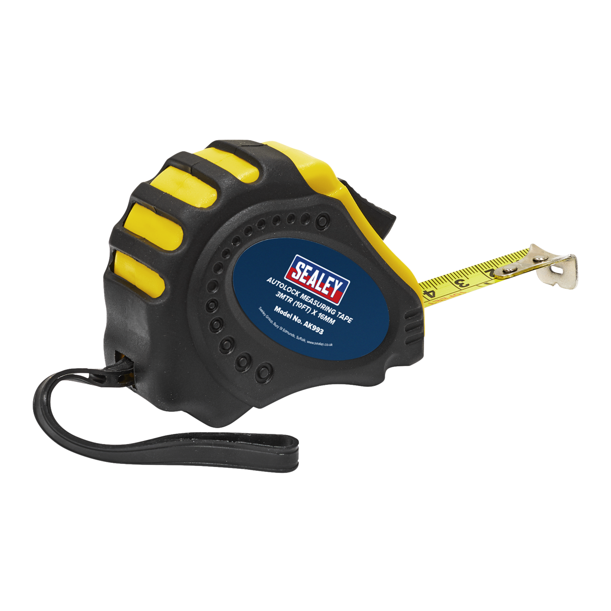 Sealey AK993 Metric/Imperial Auto Lock Tape Measure 3m(10ft) x 16mm - additional view 3