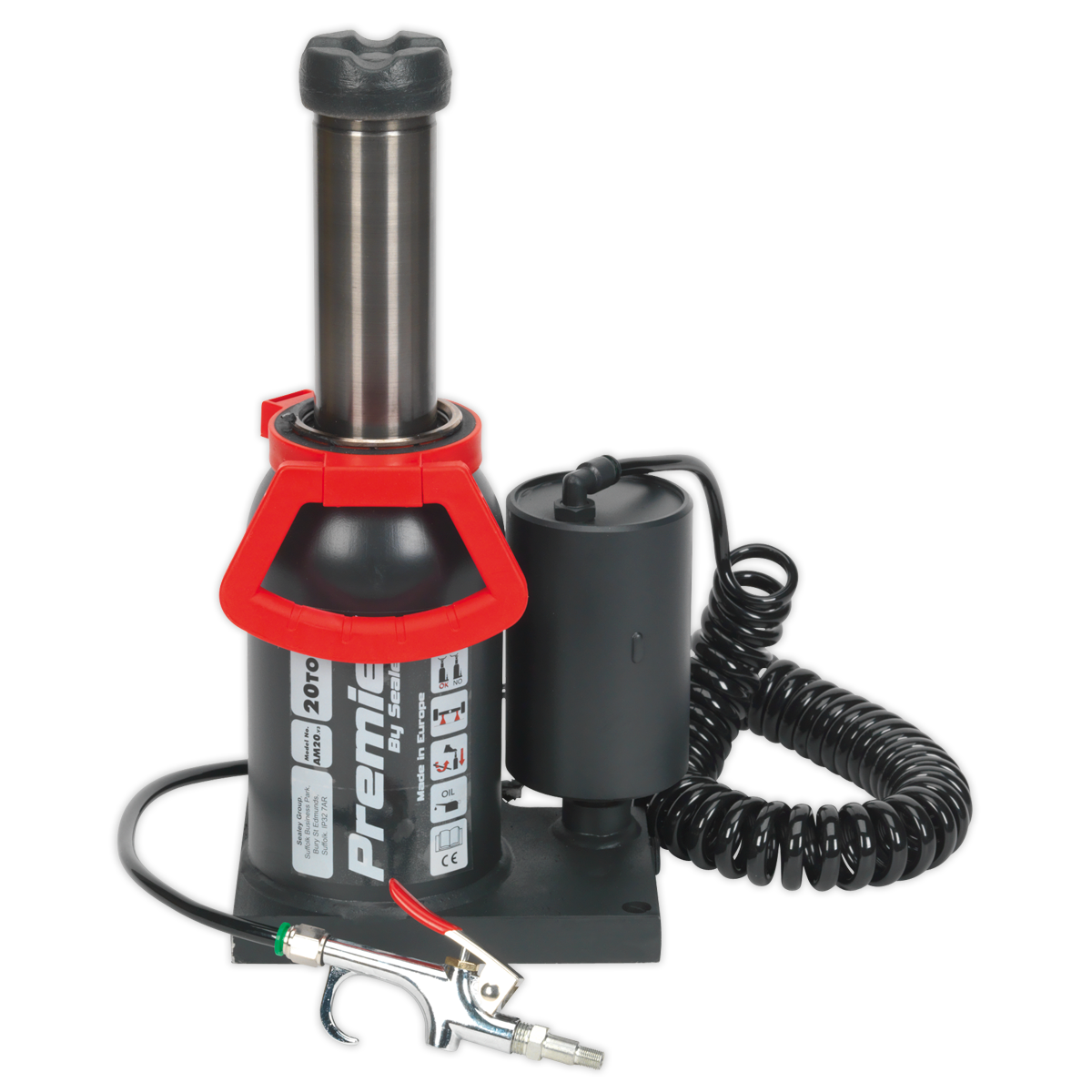 Sealey AM20 Premier Manual/Air Hydraulic Bottle Jack 20 Tonne - additional view 2