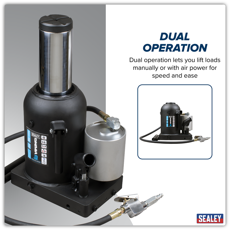 Sealey AM50S Viking Manual/Air Hydraulic Bottle Jack 50 Tonne - additional view 4