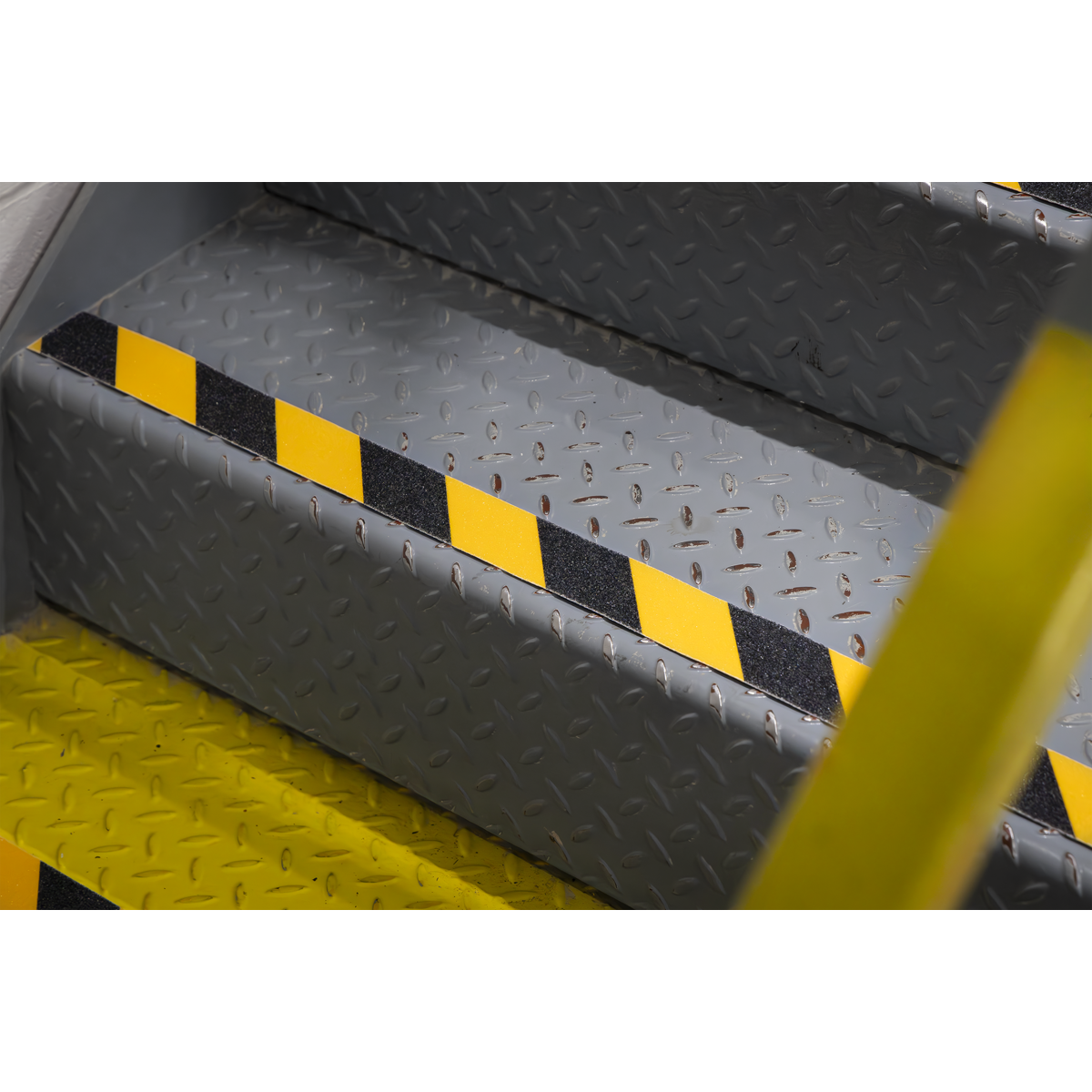 Sealey ANTBY18 Self-Adhesive Anti-Slip Tape 50mm x 18m - Black & Yellow - additional view 4