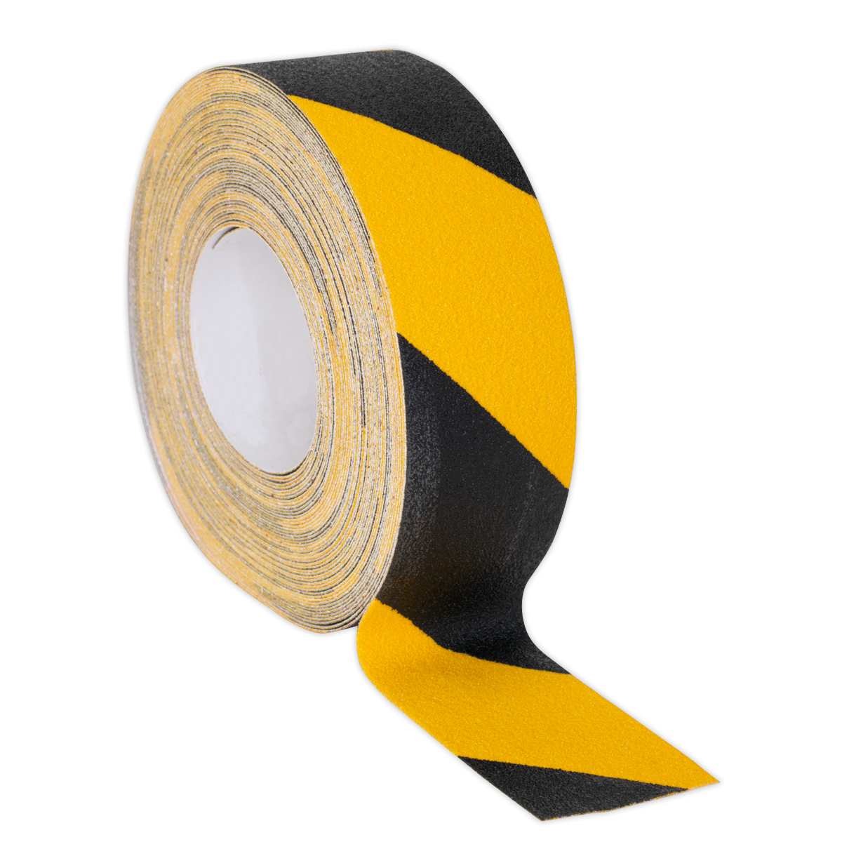 Sealey ANTBY18 Self-Adhesive Anti-Slip Tape 50mm x 18m - Black & Yellow