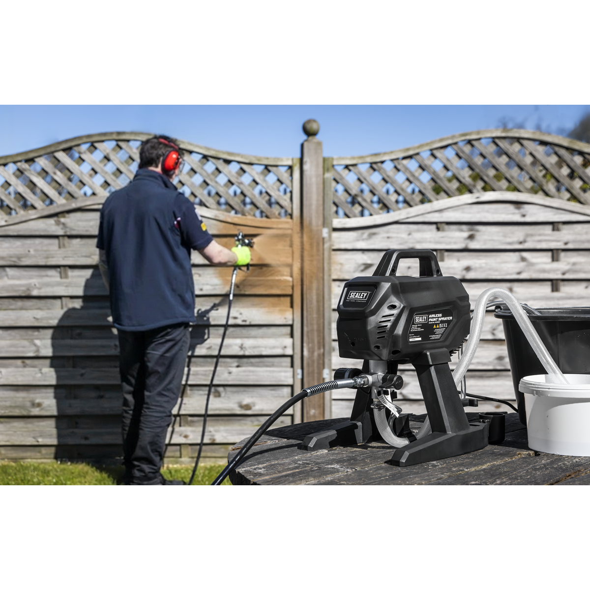 Sealey APS1000 Airless Paint Sprayer Kit - additional view 6