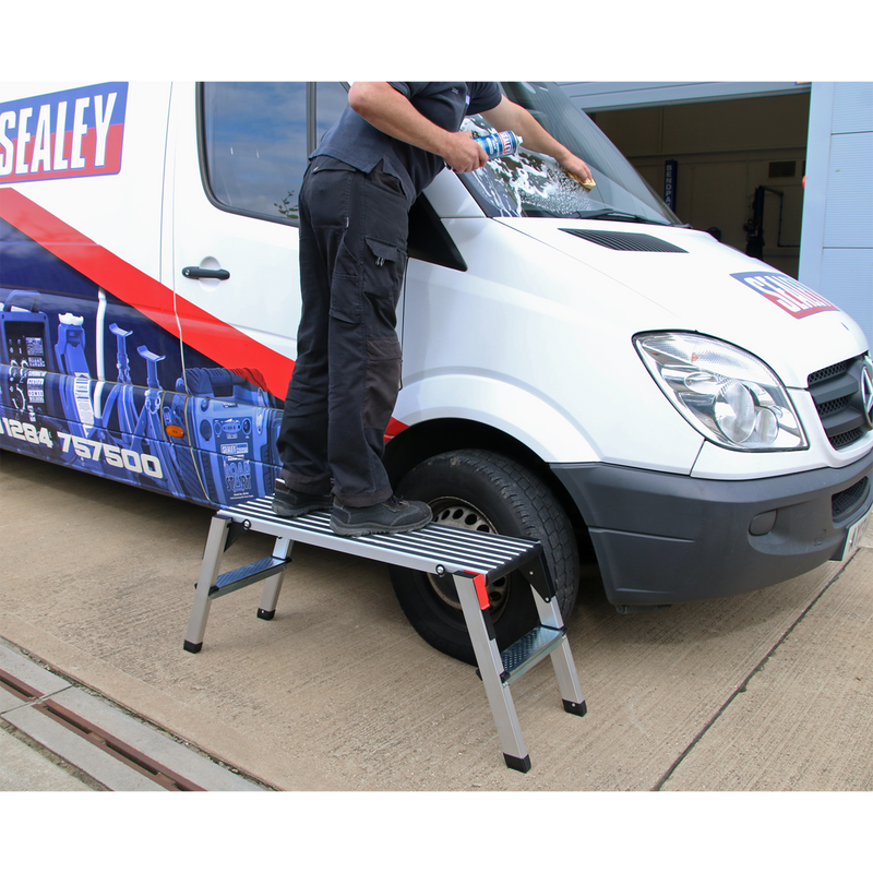 Sealey APS2 Aluminium 2-Tread Folding Platform - EN 131-4 - additional view 7