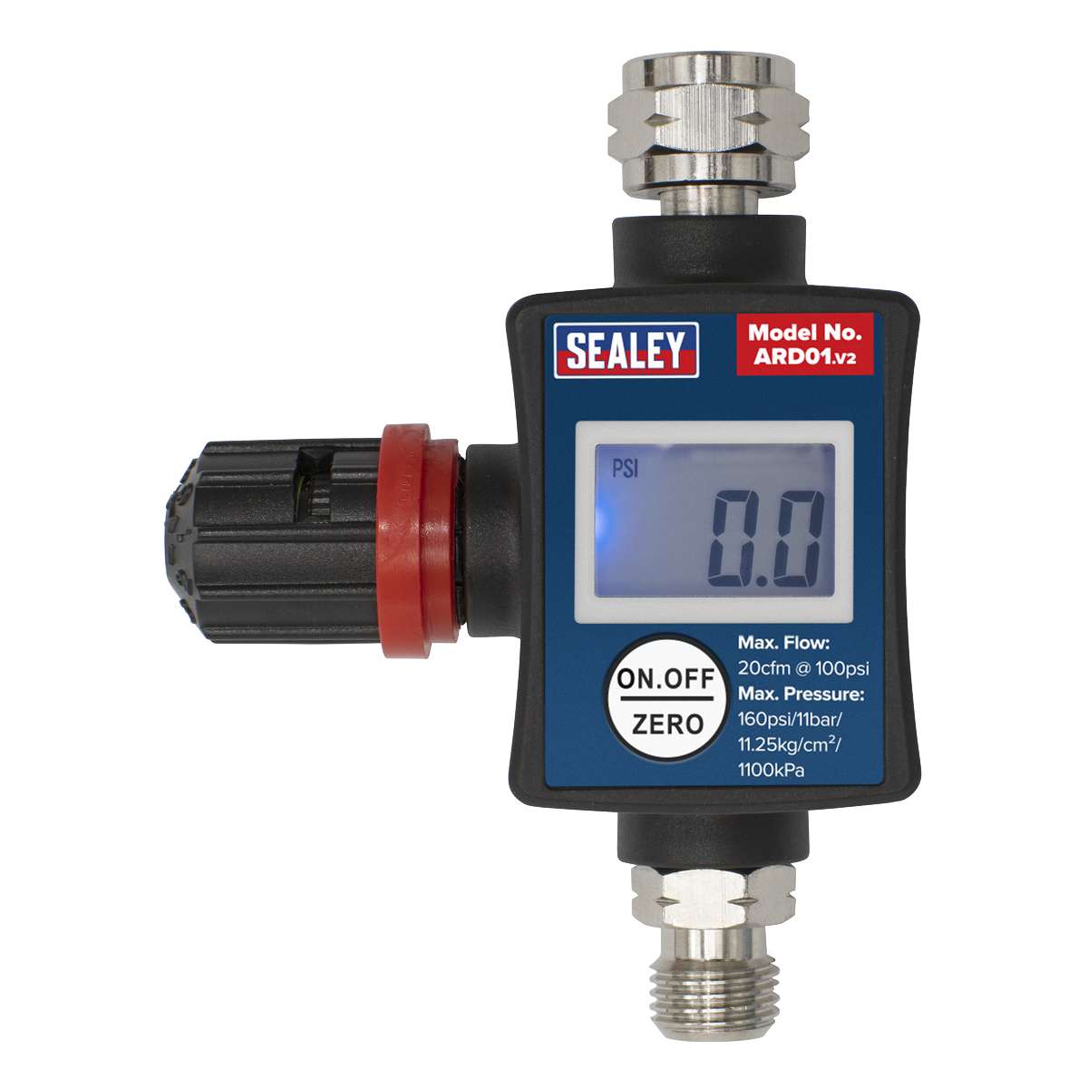 Sealey ARD01 On-Gun Digital Pressure Regulator/Gauge - additional view 3
