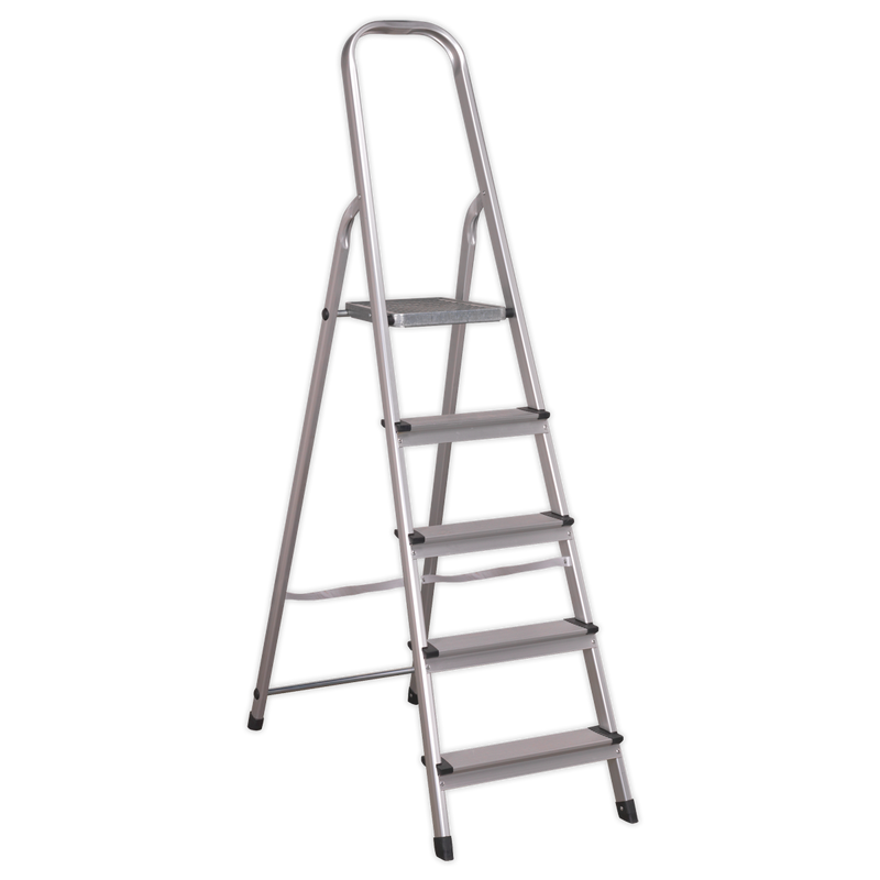Sealey ASL5 Step Ladder 5-Tread Aluminium - EN 131