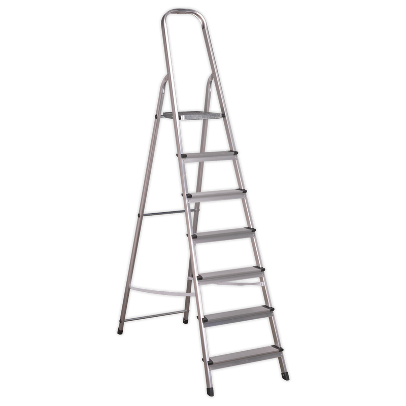 Sealey ASL7 Step Ladder 7-Tread Aluminium - EN 131