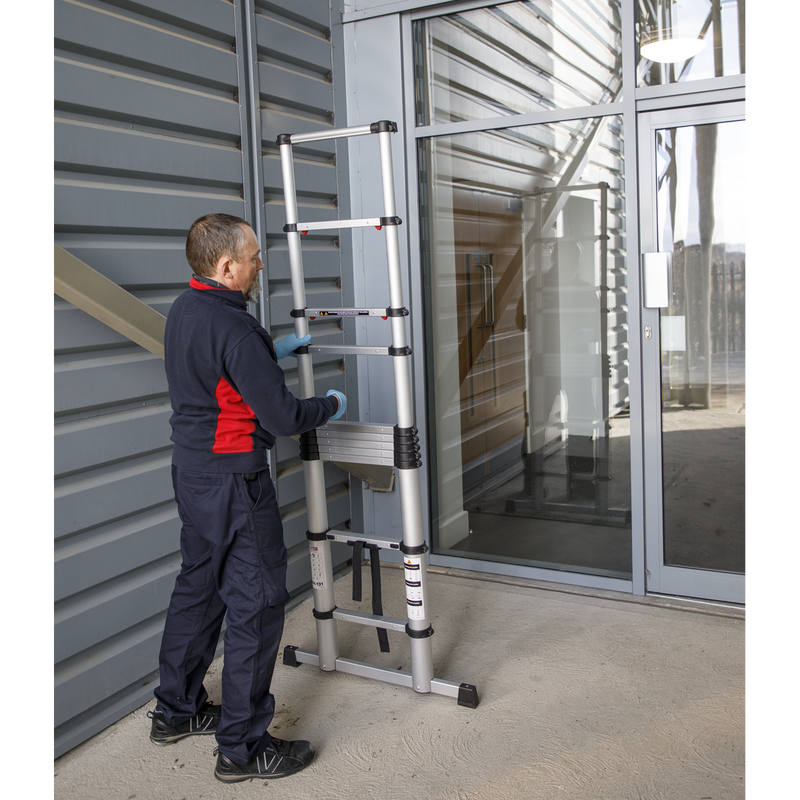 Sealey ATL11 Aluminium Professional Telescopic Ladder 11-Tread - EN 131 - additional view 8