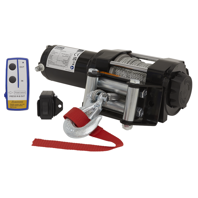 Sealey ATV1000W ATV Winch 1000kg Line Pull 12V - additional view 4