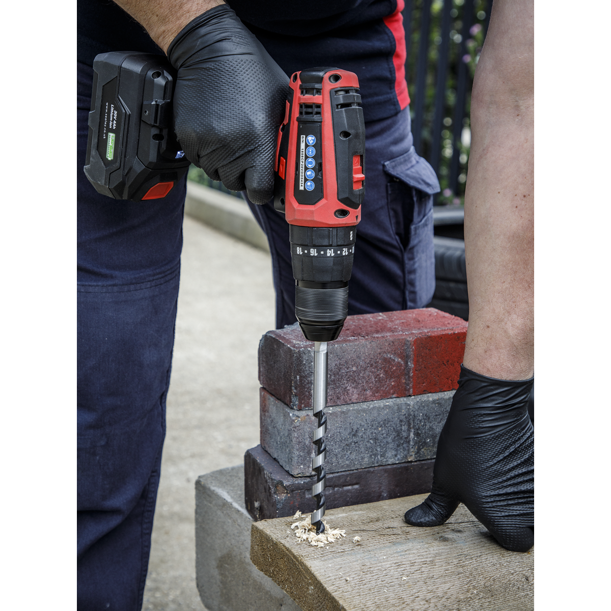 Sealey AW12X235 Auger Wood Drill Bit 12 x 235mm - additional view 2