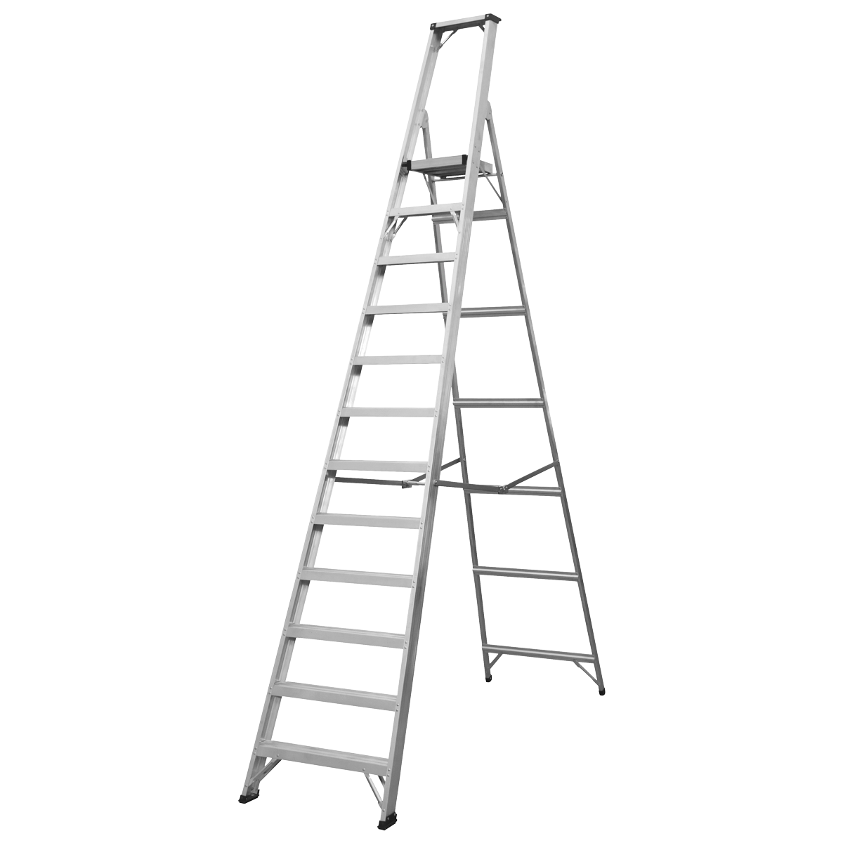 Sealey AXL12 Industrial Step Ladder 12-Tread Aluminium - BS EN 131 - additional view 10
