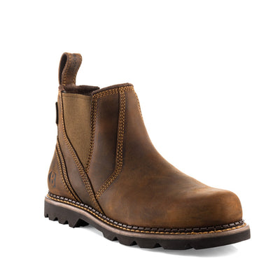 Buckbootz B1500 Non-Safety Leather Dealer Boots – Dark Brown