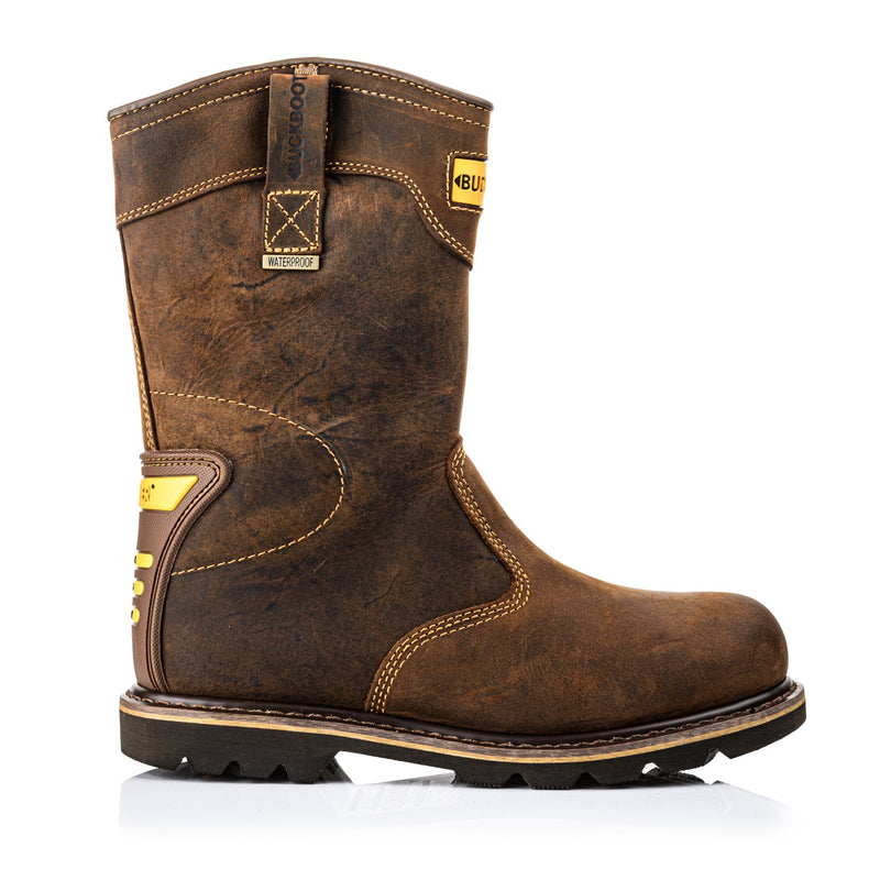 Buckbootz B701 Hard as Nails Waterproof Safety Rigger Boots
