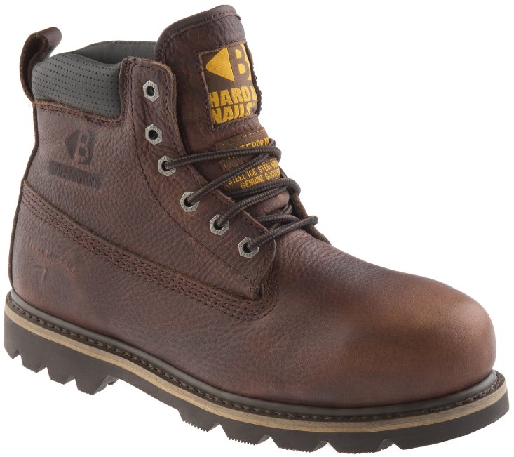 Buckbootz B750 Hard as Nails Waterproof Safety Lace Boots
