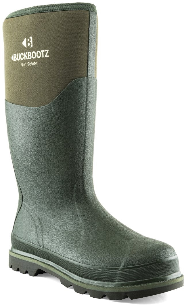 Buckbootz BBZ5020 Non-Safety Wellington Boots – Green