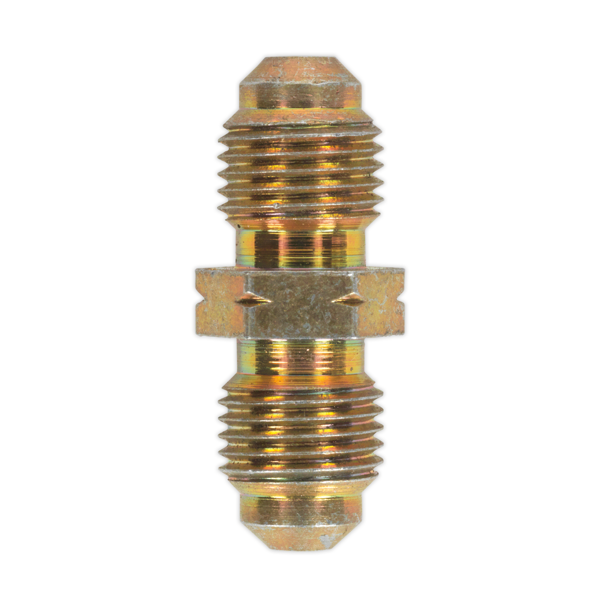 Sealey BC101MC Male to Male Brake Tube Connector M10 x 1mm - Pack of 10