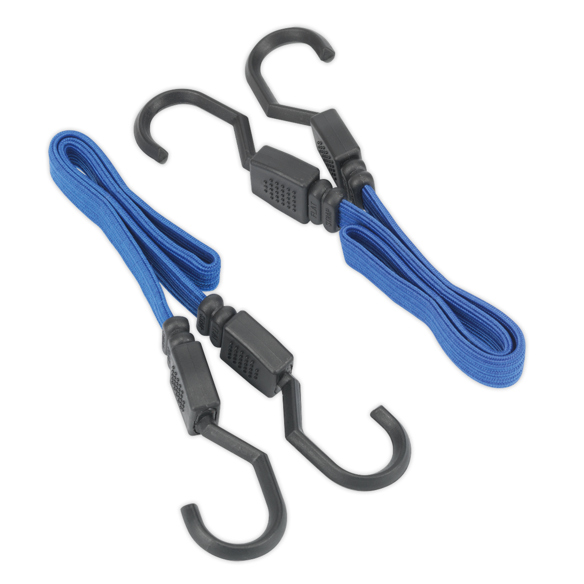 Sealey BCS15 Flat Bungee Cord Set 460mm 2pc