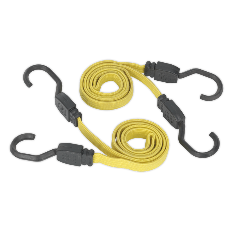 Sealey BCS18 Flat Bungee Cord Set 910mm 2pc - additional view 3