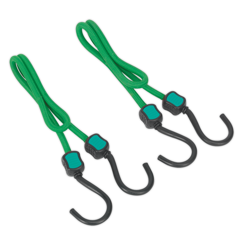 Sealey BCS21 Bungee Cord Set 610mm 2pc - additional view 2