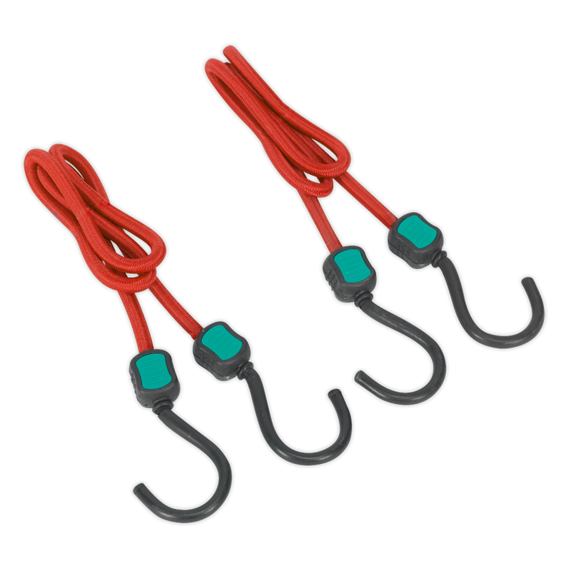 Sealey BCS22 Bungee Cord Set 760mm 2pc - additional view 5