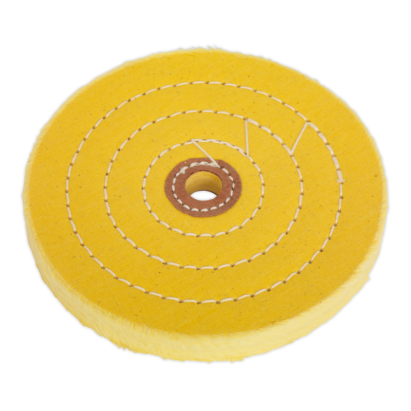 Sealey BG150BWC 150 x 13mm Buffing Wheel 13mm Bore - Coarse