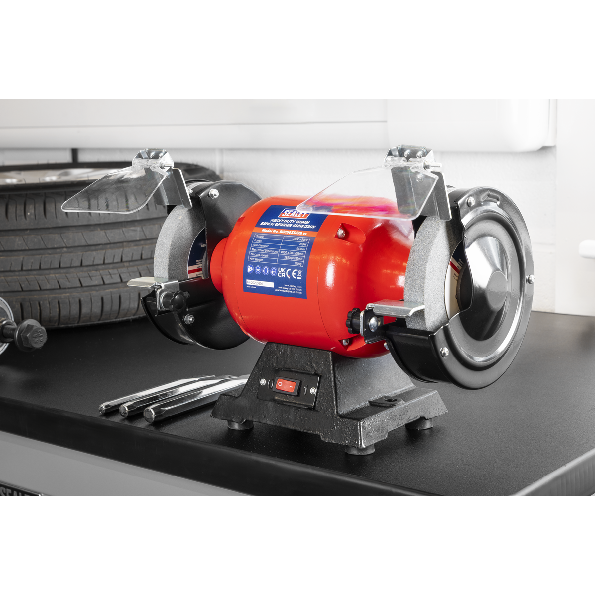 Sealey BG150XD/99 150mm Heavy-Duty Bench Grinder 450W/230V - additional view 6