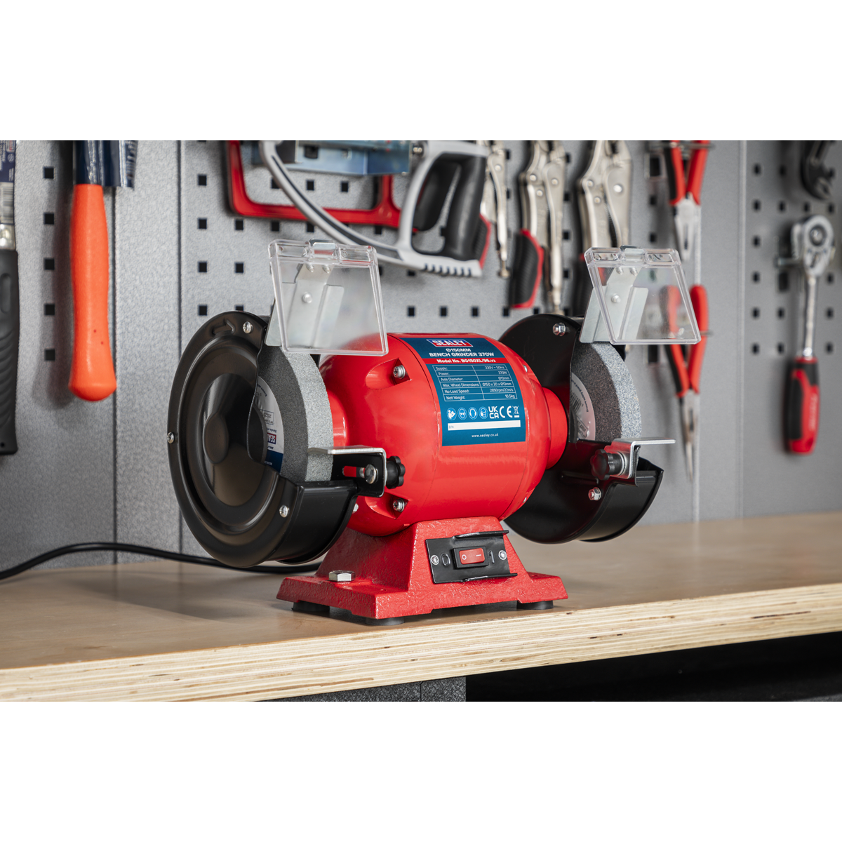 Sealey BG150XL/96 150mm Bench Grinder 370W/230V - additional view 4